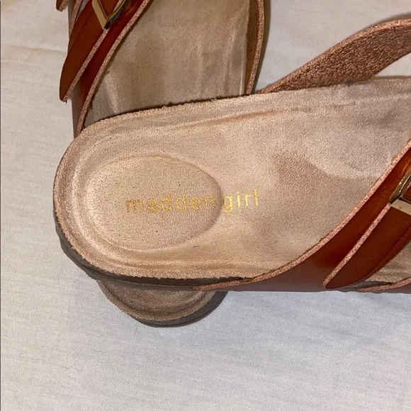 Madden Girl Brown Sandals - Picture 2 of 16